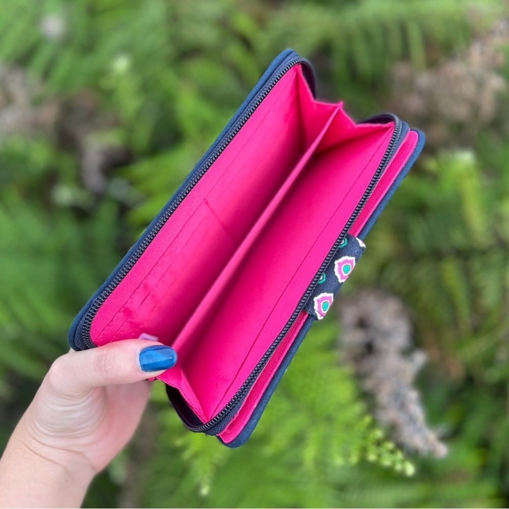 NWOT Vera Bradley Turnlock Wallet • Petal Dots - Picture 5 of 10